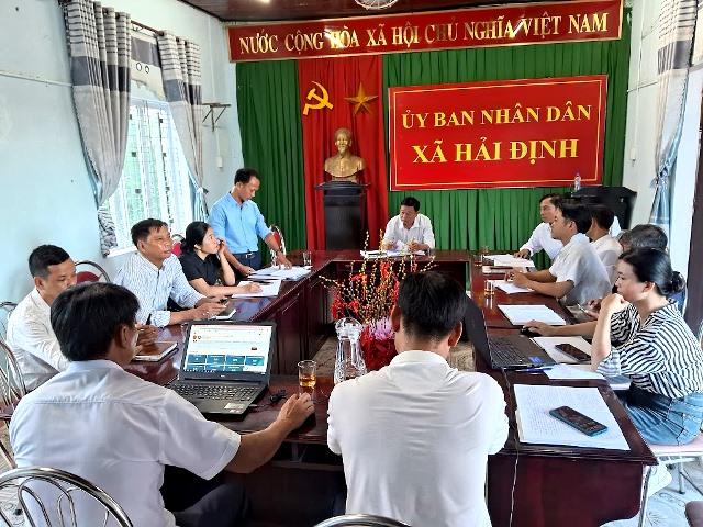 Hội nghị giao ban cải cách hành chính xã 9 tháng đầu năm 2024